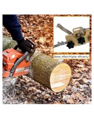 Woodworking Chainsaw Sharpeners with 3 Grinding Rod Manual
