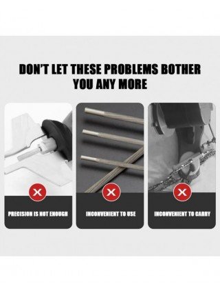 Woodworking Chainsaw Sharpeners with 3 Grinding Rod Manual