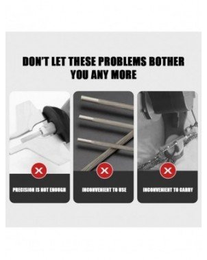Woodworking Chainsaw Sharpeners with 3 Grinding Rod Manual