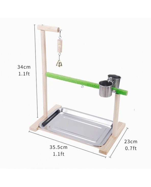 Solid Wood Pet Parrot Playstand Bird Playground Bird Playpen Solid Wood Pet Parrot Playstand Bird Playground Bird Playpen