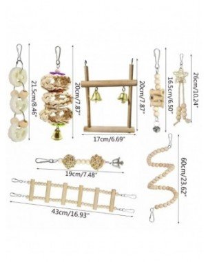 Combination Bird Toys Set Swing Chewing Training Toys Small