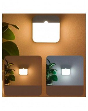 Judesio jutiklis LED šviesos Usb įkrovimo kvadratinė lempa