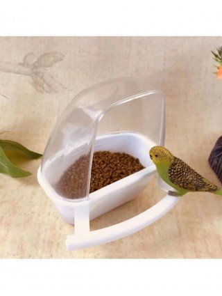 Bird Cage Feeder Parrot Birds Water Hanging Bowl Parakeet