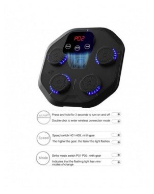 Electronic Boxing Machine Wall Mounted Bluetooth Music Smart