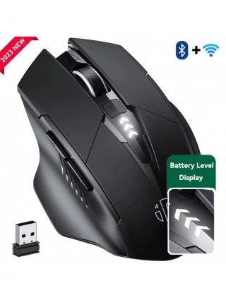 Bluetooth Compatible Mouse Rechargeable 2.4G INPHIC PM6