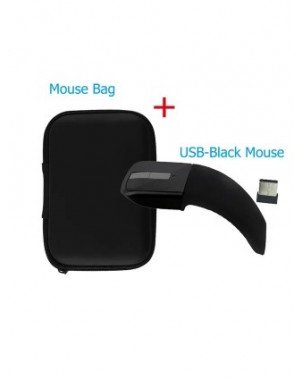 Wireless Bluetooth Mouse Foldable Arc Touch Mouse Ergonomic