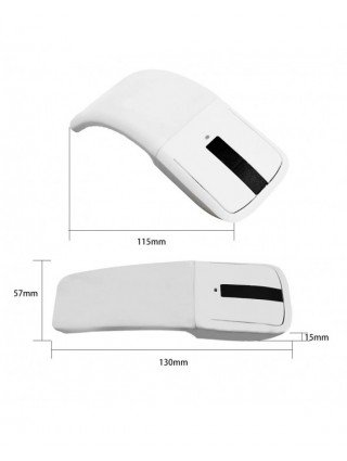Wireless Bluetooth Mouse Foldable Arc Touch Mouse Ergonomic