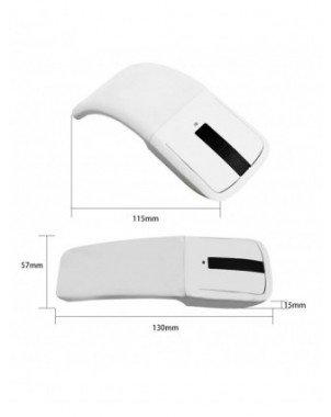 Wireless Bluetooth Mouse Foldable Arc Touch Mouse Ergonomic