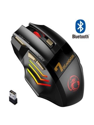 Įkraunama belaidė pelė "Bluetooth" žaidimų pelė Kompiuterio