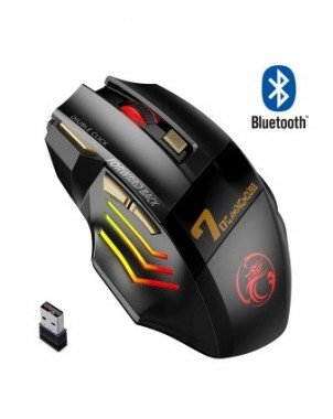 Įkraunama belaidė pelė "Bluetooth" žaidimų pelė Kompiuterio