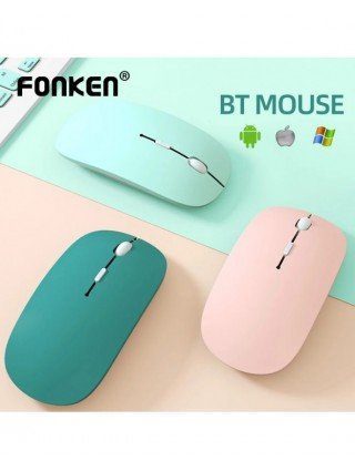 Wireless Buetooth Mouse Silent Cute Candy Color BT Mouse PC