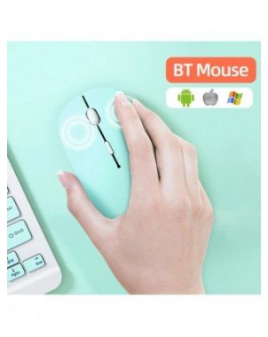 Wireless Buetooth Mouse Silent Cute Candy Color BT Mouse PC