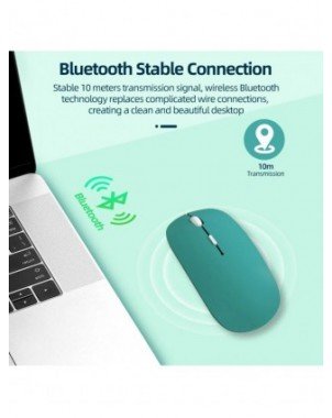 Wireless Buetooth Mouse Silent Cute Candy Color BT Mouse PC