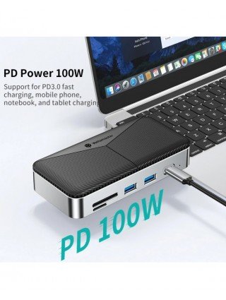 USB Hub USB Docking Station with HDMI-Compatible USB-A 3.2 Gen2
