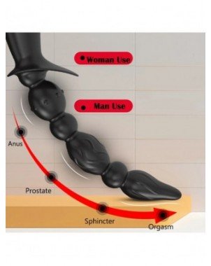 3 variklių analinis vibratorius "Butt Plug" stimuliatorius