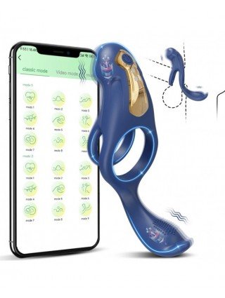 Penis Ring for Men Vibrating APP Control Ejaculation Delay