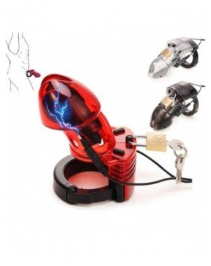 Hot Selling Electro Shock Penis Ring Chastity Belt Penis