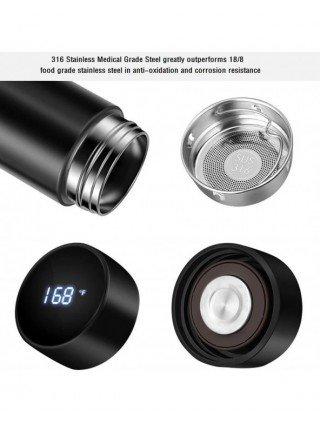 Intelligent Temperature Display Thermal Mug 304 Stainless Steel