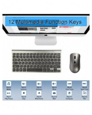 2.4G Wireless Keyboard and Mouse, USB Protable Mini Keyboard