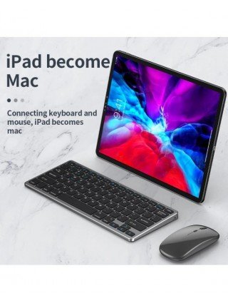 Bluetooth 5.0 & 2.4G Wireless Keyboard and Mouse Combo Mini