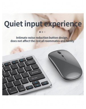 Bluetooth 5.0 & 2.4G Wireless Keyboard and Mouse Combo Mini