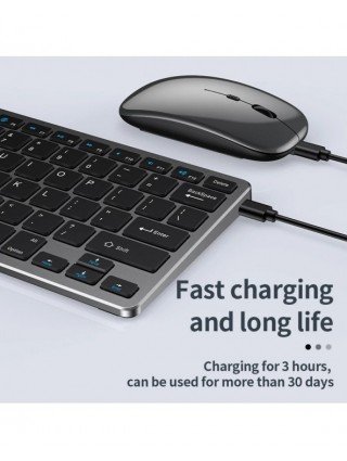 Bluetooth 5.0 & 2.4G Wireless Keyboard and Mouse Combo Mini
