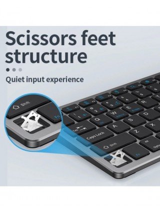 Bluetooth 5.0 & 2.4G Wireless Keyboard and Mouse Combo Mini