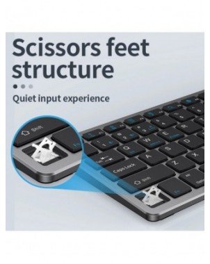 Bluetooth 5.0 & 2.4G Wireless Keyboard and Mouse Combo Mini