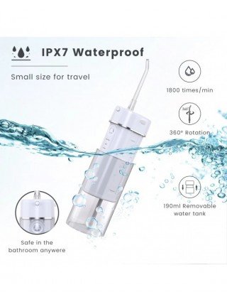 Water Dental Flosser - Cordless Portable Oral Irrigator