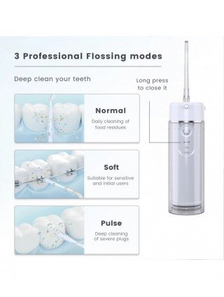 Water Dental Flosser - Cordless Portable Oral Irrigator