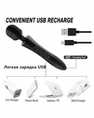 Body Massage Vagina Magic Wand Massager AV Vibrators Dildo