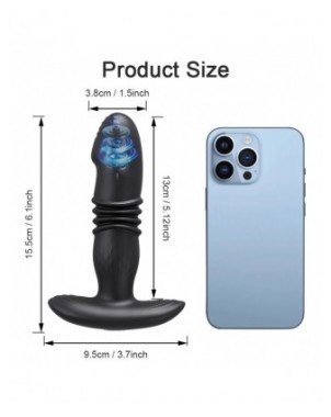 Telescopic Vibrating Butt Plug Anal APP Vibrator Wireless