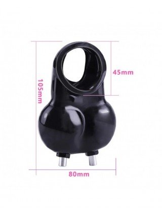 E-stim Chastity Cage Cockring,Testicle Electrostimulation Penis