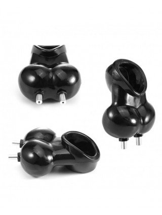 E-stim Chastity Cage Cockring,Testicle Electrostimulation Penis