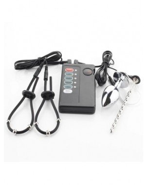 Electric Shock Penis Stimulator Ring Anal Sex Toys For Men
