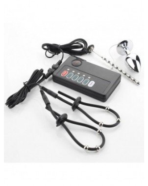 Electric Shock Penis Stimulator Ring Anal Sex Toys For Men