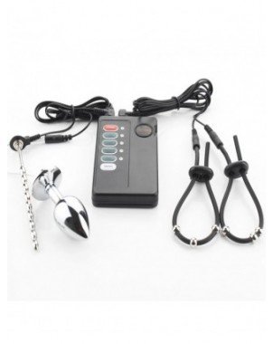 Electric Shock Penis Stimulator Ring Anal Sex Toys For Men