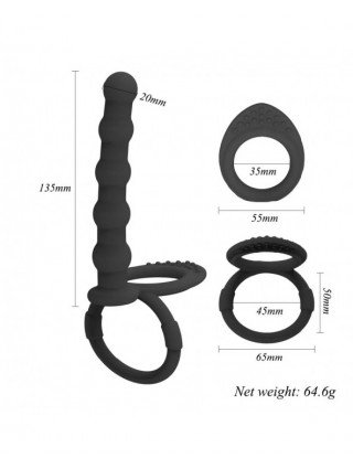 Dvigubas įsiskverbimas Penis Strapon Dildo sekso žaislai