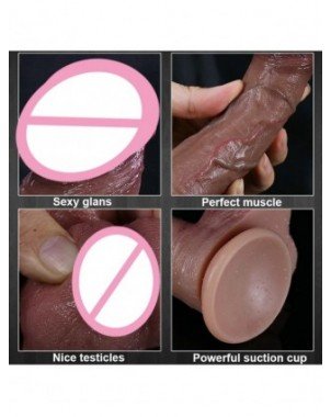 Big Dildo Realistic Fake Soft Giant Phallus Long Dick Penis
