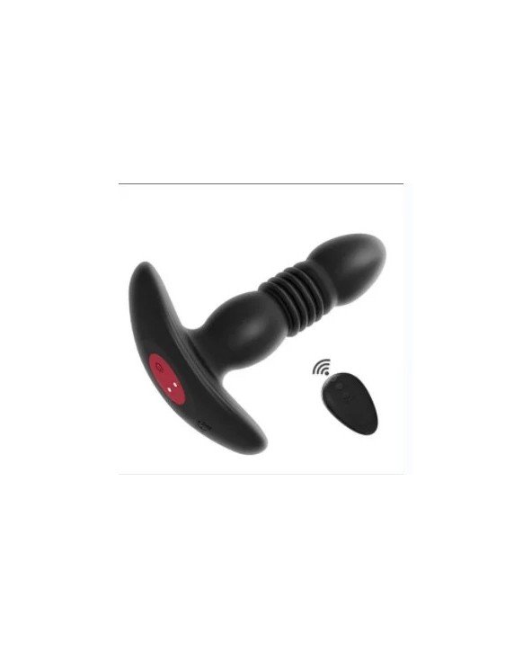 Telescopic Vibrating Butt Plug Anal Vibrator Wireless Remote