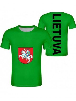 LIETUVA Jaunimo Country Ltu Marškinėliai Tautos vėliava