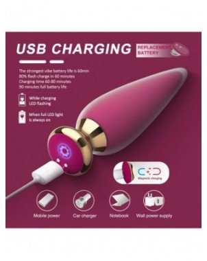 Wireless Remote Anal Vibrator Sex Toy For Men Women Anal Plug