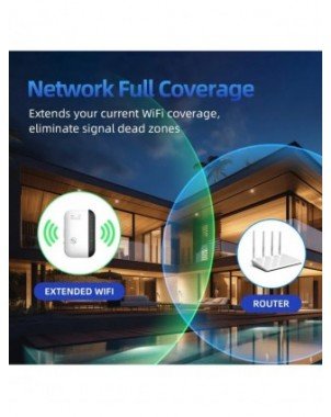 PIX-LINK WR03 Wireless WiFi Repeater Extender 300M White Wi-Fi