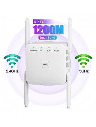 1200Mbps 5Ghz belaidžio WiFi retransliatoriaus 2.4G 5GHz Wifi