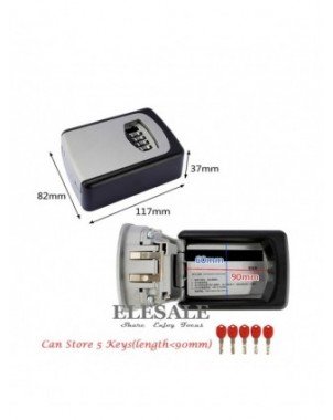 New Key Safe Storage Organizer Boxes with 4 Digit Password