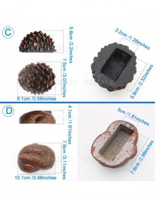 New Outdoor Garden Key Safe Box Hidden Rock Hide Keys In Stone