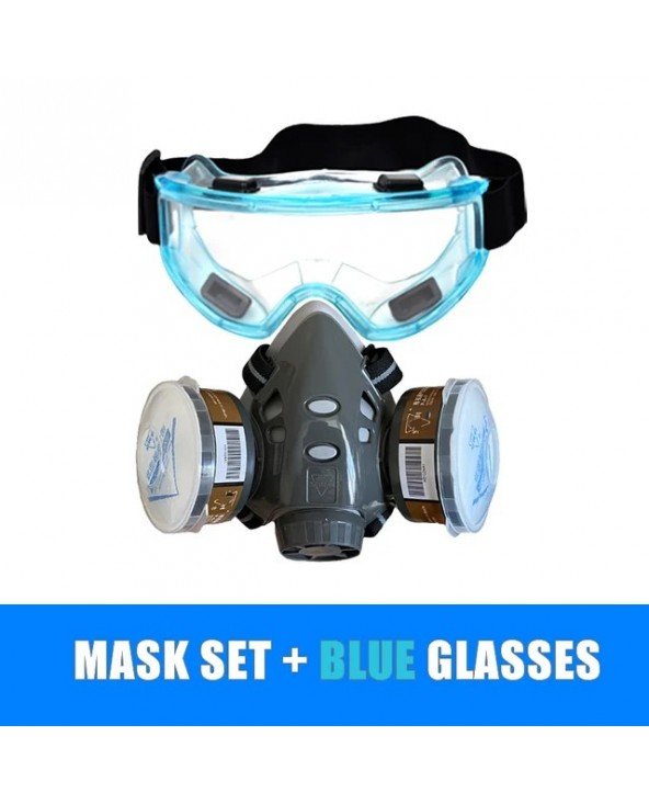 Professional Half Face Gas Dust Mask With Wide Vision Safety Professional Half Face Gas Dust Mask With Wide Vision Safety