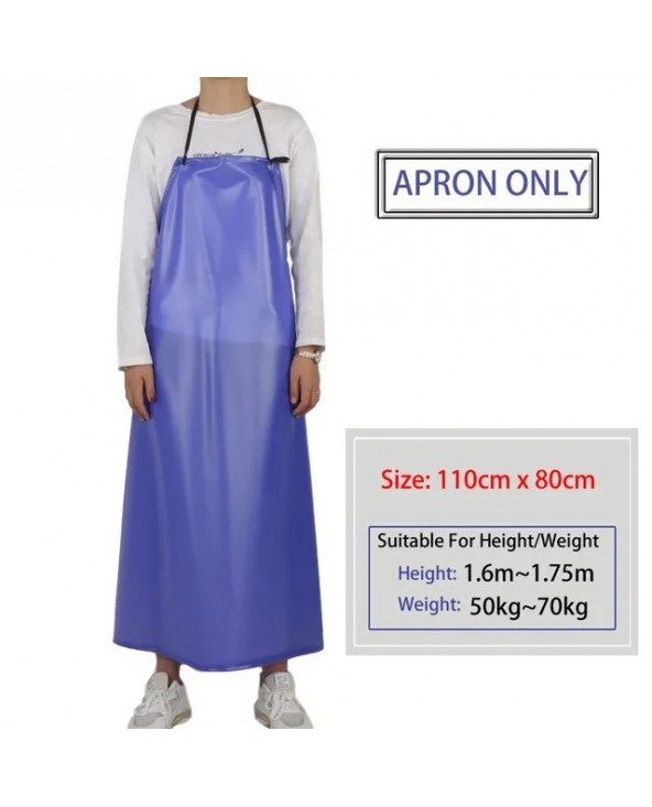 Reusable Waterproof PVC Apron Hand Sleeves Women/Men Work