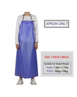 Reusable Waterproof PVC Apron Hand Sleeves Women/Men Work