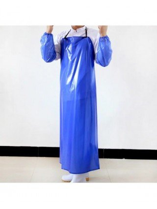 Reusable Waterproof PVC Apron Hand Sleeves Women/Men Work